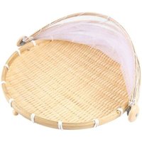 Handgewebter Lebensmittelkorb, Tablett, Obst, Gemüse, Brotaufbewahrung, einfache Atmosphäre, Picknick-Netzdecke im Freien Handgewebter Lebensmittelkorb, Tablett, Obst, Gemüse, Brotaufbewahrung, einfache Atmosphäre, Picknick-Netzdecke im Freien von ALOVEZ