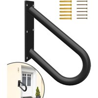 Alovez - Handläufe für Außentreppen, schwarzer Sicherheitshaltegriff, U-förmiger Haltegriff, Treppenhandlauf aus Metallrohr, Treppenhandlauf für Alovez - Handläufe für Außentreppen, schwarzer Sicherheitshaltegriff, U-förmiger Haltegriff, Treppenhandlauf aus Metallrohr, Treppenhandlauf für von ALOVEZ