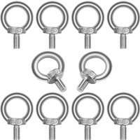 Hebezubehör, 10 Stück M8-Ringschrauben aus Edelstahl 304 – Hebering Hebezubehör, 10 Stück M8-Ringschrauben aus Edelstahl 304 – Hebering von ALOVEZ