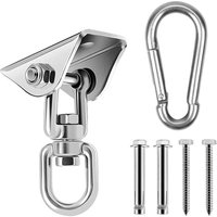 Alovez - Hochleistungs-Deckenhaken aus Edelstahl, 360° drehbarer Hängeschaukelhaken, Haken zur Deckenmontage von ALOVEZ