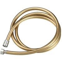 Hochwertiger Duschschlauch aus PVC, goldfarben, 150 cm, Brauseschlauch für Handbrause mit Standardgewinde, für Badewanne, Dusche, 1 Stück von ALOVEZ