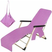 Chaiselongue-Bezug – Mikrofaser-Handtuch für Pool-Loungesessel, Outdoor-Chaiselongue für Garten, Strand, Hotel, Terrasse, Poolstühle, Lila Chaiselongue-Bezug – Mikrofaser-Handtuch für Pool-Loungesessel, Outdoor-Chaiselongue für Garten, Strand, Hotel, Terrasse, Poolstühle, Lila von ALOVEZ