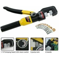 Hydraulische Crimpzange Crimpzange 4-70 mm² Crimpzange für Kabelschuhe Hydraulische Crimpzange Crimpzange 4-70 mm² Crimpzange für Kabelschuhe von ALOVEZ