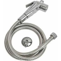 Jet-WC-Handbrause-Set mit 120 cm Schlauch und Wandhalterung aus Edelstahl von ALOVEZ