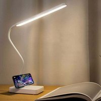 Kabellose LED-Schreibtischlampe, wiederaufladbar über USB, 1200 mAh Akku, Touch-Steuerung, 3 Farben, 6 einstellbare Helligkeit, tragbare Tischlampe Kabellose LED-Schreibtischlampe, wiederaufladbar über USB, 1200 mAh Akku, Touch-Steuerung, 3 Farben, 6 einstellbare Helligkeit, tragbare Tischlampe von ALOVEZ