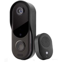 Kabellose Türklingel mit Kamera, 1080P WiFi wasserdichte Türklingel, batteriebetriebene kabellose Video-Türsprechanlage mit Klingel, Zwei-Wege-Audio, von ALOVEZ