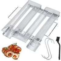 Kaltrauchgenerator aus Edelstahl, Reinigung – Smoker für BBQs, Barbecues, wiederverwendbare Räucheröfen (22,5 x 21 x 4 cm) von ALOVEZ