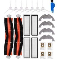 Kit accessoires pour Dreame D10 Plus/L10 Plus/Z10 Pro Aspirateur, Pièces de rechange pour Dreame, 2 Brosses Principales, 4 Filtres von ALOVEZ