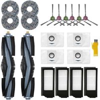 Kit accessoires pour ecovacs deebot X1e omni & X1 omni & X1 turbo & X1+ Robot Aspirateur 20 Packs Brosses Roulantes, Kit accessoires pour ecovacs deebot X1e omni & X1 omni & X1 turbo & X1+ Robot Aspirateur 20 Packs Brosses Roulantes, von ALOVEZ