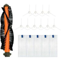 Alovez - Kit de 16 brosses latérales principales pour aspirateur robot Explorer Série 20 RG687 RR682 RR687 RR688, 1 brosse rouleau pr Alovez - Kit de 16 brosses latérales principales pour aspirateur robot Explorer Série 20 RG687 RR682 RR687 RR688, 1 brosse rouleau pr von ALOVEZ