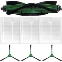 Kit de 7 brosses latérales principales pour aspirateurs robots pour Roomba Essential Y0140 Y0110 Y0112 Q0120, 1 brosse rouleau pri Kit de 7 brosses latérales principales pour aspirateurs robots pour Roomba Essential Y0140 Y0110 Y0112 Q0120, 1 brosse rouleau pri von ALOVEZ