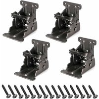 Klappbare Tischbeinhalterungen, Klappscharnier-Hardware, selbstsichernde, ausziehbare, klappbare Regalhalterung für Bettbeine, an der Wand montiertes von ALOVEZ