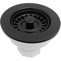 Küchenspüle Abflussgarnitur mit abnehmbarem Siebkorb/Spülbeckenstöpsel für 3,5 Zoll Abflussöffnungen, Schwarz, 1 Stück Küchenspüle Abflussgarnitur mit abnehmbarem Siebkorb/Spülbeckenstöpsel für 3,5 Zoll Abflussöffnungen, Schwarz, 1 Stück von ALOVEZ