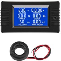 Alovez - LCD-Digital-Amperemeter-Voltmeter ac 80-260 v 100 a, 6-in-1-Leistungsmesser, Haushalts-Stromzähler-Panel, geschlossener Energiezähler, Alovez - LCD-Digital-Amperemeter-Voltmeter ac 80-260 v 100 a, 6-in-1-Leistungsmesser, Haushalts-Stromzähler-Panel, geschlossener Energiezähler, von ALOVEZ