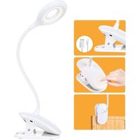 LED-Schreibtischlampe, Leselicht, 1200 mAh, wiederaufladbar, 16 LEDs, 3 Helligkeiten, Nachttischlampe, 360° flexible Touch-Steuerung, kabellose LED-Schreibtischlampe, Leselicht, 1200 mAh, wiederaufladbar, 16 LEDs, 3 Helligkeiten, Nachttischlampe, 360° flexible Touch-Steuerung, kabellose von ALOVEZ