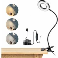 Lampe de Bureau à Pince 48 led Flexible à 360°Lampe Lecture Clipsable 3 Modes d'Éclairage &10 Niveaux de Luminosité Lampe Bureau Led usb pour Étude Lampe de Bureau à Pince 48 led Flexible à 360°Lampe Lecture Clipsable 3 Modes d'Éclairage &10 Niveaux de Luminosité Lampe Bureau Led usb pour Étude von ALOVEZ