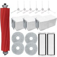 Lot de 16 Accessoires de Rechange pour Robot aspirateur Roborock q Revo/Roborock P10 avec Brosse Principale, Chiffon serpillère, s von ALOVEZ