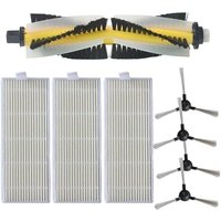 Lot de 8 brosses latérales principales de rechange pour aspirateur robot Bagotte BL509, 1 brosse rouleau principale, 4 brosses la Lot de 8 brosses latérales principales de rechange pour aspirateur robot Bagotte BL509, 1 brosse rouleau principale, 4 brosses la von ALOVEZ