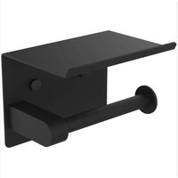 Alovez - MK34053B, Toilettenpapierhalter, Wandmontage, Toilettenpapierhalter, Toilettenpapierhalter aus Edelstahl 304, Installation mit Schrauben Alovez - MK34053B, Toilettenpapierhalter, Wandmontage, Toilettenpapierhalter, Toilettenpapierhalter aus Edelstahl 304, Installation mit Schrauben von ALOVEZ