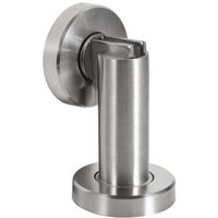 Magnetischer Türstopper MS010 in Edelstahloptik - Türstopper mit Boden- und Wandmontagezubehör - Magnetischer Türstopper - Ø 5cm, Höhe 8,4cm von ALOVEZ