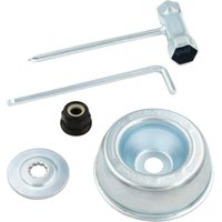 Messeradapter-Service-Kit für Stihl-Rasenmäher (Anlaufscheibe, Trägerplatte, Flanschmutter, Schraubenschlüssel) von ALOVEZ