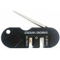 Messerschärfer, tragbarer Mini-Schärfer Wolfram Tig, faltbares Diamant-Schärfwerkzeug, Unisex-Erwachsener Outdoor Survival Jagdmesserschärfer Messerschärfer, tragbarer Mini-Schärfer Wolfram Tig, faltbares Diamant-Schärfwerkzeug, Unisex-Erwachsener Outdoor Survival Jagdmesserschärfer von ALOVEZ