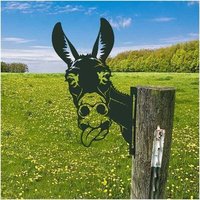 Metall Esel Garten Ornamente für Zäune Outdoor Dekorationen Hause Esel Tiere Garten Dekor Metall Esel Garten Ornamente für Zäune Outdoor Dekorationen Hause Esel Tiere Garten Dekor von ALOVEZ
