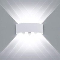 Moderne LED-Deckenleuchte, wasserdicht, Aluminium, Wandleuchte, Unterlegscheibe, für Innen- und Außenbereich, Flur, Korridor, 8 W, Weiß Moderne LED-Deckenleuchte, wasserdicht, Aluminium, Wandleuchte, Unterlegscheibe, für Innen- und Außenbereich, Flur, Korridor, 8 W, Weiß von ALOVEZ