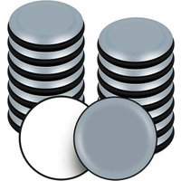 Möbelgleiter, 16 Stück PTFE Teflon Runde Selbstklebende Möbelgleiter Geeignet für Glatte Böden und Teppiche (Rund, 30mm) von ALOVEZ