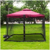 Moskitonetz-Regenschirmabdeckung, Gartenschirm, Tischschirm, Moskitonetz-Abdeckung, Insektennetz-Abdeckung, für Pavillon-Überdachung, Möbelplattform, von ALOVEZ