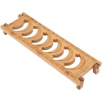 Alovez - Natürliches und umweltfreundliches Teesieb aus Bambus, faltbarer und tragbarer Teetassenhalter, Kung-Fu-Teeservice und Zubehör für die von ALOVEZ