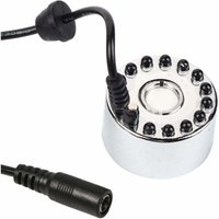 Nebelmacher, Ultraschall-Nebelmacher mit Wechselfunktion, für Springbrunnen, Teiche, Zerstäuber, Luftbefeuchter, 12 LEDs, 24 V, Farbe von ALOVEZ