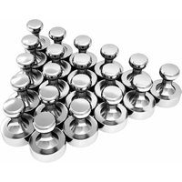 Neodym-Magnete 20 Stück N52 Superstarke Push-Pin-Magnete für Whiteboard, Kühlschrankmagnete, Magnettafeln, Magnetplatte - mit Aufbewahrungsbox von ALOVEZ