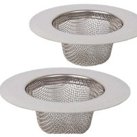 Stück Edelstahlsieb, Mini-Küchenspülsieb, Edelstahl-Küchenspülfilter, Filter für Filter, Dusche, Badewanne oder Küchenspüle Stück Edelstahlsieb, Mini-Küchenspülsieb, Edelstahl-Küchenspülfilter, Filter für Filter, Dusche, Badewanne oder Küchenspüle von ALOVEZ