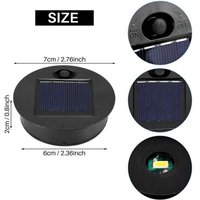 Pcs Ersatz Solar Licht Kopf Outdoor Hängende Laterne Runde Wasserdichte Solar Lichter Pcs Ersatz Solar Licht Kopf Outdoor Hängende Laterne Runde Wasserdichte Solar Lichter von ALOVEZ