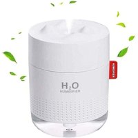 Pflanzenbefeuchter, leiser tragbarer Luftbefeuchter, 500 ml leiser Luftbefeuchter mit zwei einstellbaren Nebelmodi und Nachtlicht, wasserlose Pflanzenbefeuchter, leiser tragbarer Luftbefeuchter, 500 ml leiser Luftbefeuchter mit zwei einstellbaren Nebelmodi und Nachtlicht, wasserlose von ALOVEZ