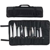 Professionelle Bestecktasche für Köche – Kochmessertasche für bis zu 22 Messer, Schwarz Professionelle Bestecktasche für Köche – Kochmessertasche für bis zu 22 Messer, Schwarz von ALOVEZ