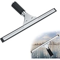 Professioneller Fensterabzieher, Edelstahl-Fensterabzieher mit 25 cm Klinge, zum Reinigen und Trocknen von Glas, Fliesen, Fenstern, Badezimmer, zum von ALOVEZ