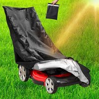 Rasenmäher-Abdeckung, 210D mit Kordelzug und Aufbewahrungstasche, Schutzhülle für die meisten Rasenmäher-Modelle 71L x 21B x 47H Zoll Rasenmäher-Abdeckung, 210D mit Kordelzug und Aufbewahrungstasche, Schutzhülle für die meisten Rasenmäher-Modelle 71L x 21B x 47H Zoll von ALOVEZ