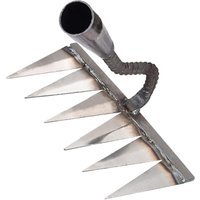 Unkrautrechen, 7-Zinken-Garten, Laubbesen, Karbonstahl, Rasen, Vertikutierer, Hochleistungsbesen, Zum Lösen Von Unkraut Unkrautrechen, 7-Zinken-Garten, Laubbesen, Karbonstahl, Rasen, Vertikutierer, Hochleistungsbesen, Zum Lösen Von Unkraut von ALOVEZ