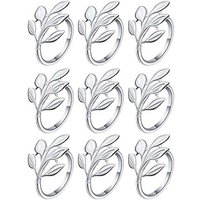 Ringhalter mit 50 Blättern, Vintage-Ornament, Esstisch für Herbst- und Weihnachtshochzeitsdekoration Ringhalter mit 50 Blättern, Vintage-Ornament, Esstisch für Herbst- und Weihnachtshochzeitsdekoration von ALOVEZ