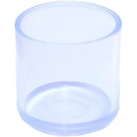 Alovez - Runde Stuhlbeinkappen, 32 Stück, transparenter Kunststoff, 25 mm, passend für runde Tisch- und Stuhlbeine mit Durchmesser Alovez - Runde Stuhlbeinkappen, 32 Stück, transparenter Kunststoff, 25 mm, passend für runde Tisch- und Stuhlbeine mit Durchmesser von ALOVEZ