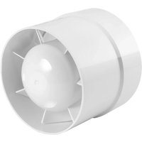 Runder Abluft-Kanalventilator für Fenster, Badezimmer, Toilette, Küche, Booster (Durchmesser 100 mm) von ALOVEZ