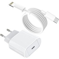 Schnellladegerät für iPhone – MFi-zertifiziert – PD 20 W iPhone-Ladegerät mit 6 Fuß USB-C-auf-Lightning-Kabel Typ-C-Ladegerät für iPhone 14/14 von ALOVEZ