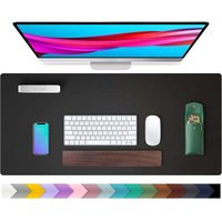 Schreibtischunterlage, Schreibtischmatte aus PU-Leder, Mauspad, rutschfester Schreibtischschutz, wasserdichte Schreibtisch-Schreibunterlage für Büro Schreibtischunterlage, Schreibtischmatte aus PU-Leder, Mauspad, rutschfester Schreibtischschutz, wasserdichte Schreibtisch-Schreibunterlage für Büro von ALOVEZ