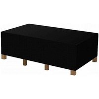 Schutzhülle für Gartenmöbel 180 x 120 x 74 cm Schwarz von ALOVEZ