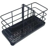 Schwammhalter aus Edelstahl 304, multifunktionale Küchenspüle, Spülbeckenmanager, Geschirrspülbecken, Seifenschale, verstellbare Hängeplatte Schwammhalter aus Edelstahl 304, multifunktionale Küchenspüle, Spülbeckenmanager, Geschirrspülbecken, Seifenschale, verstellbare Hängeplatte von ALOVEZ