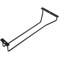 Schwarz – 1 12-Zoll-Weinglashalter, Weinglashalter unter dem Regal, Weinglashalter unter dem Schrank, 1 Etage Schwarz – 1 12-Zoll-Weinglashalter, Weinglashalter unter dem Regal, Weinglashalter unter dem Schrank, 1 Etage von ALOVEZ