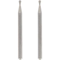 Set mit 2 Diamantspitzen, runde Spitze, Arbeitsdurchmesser 2 mm, zum Gravieren und Schnitzen in Glas, Spiegel, Keramik mit Dremel-Mehrzweckwerkzeug Set mit 2 Diamantspitzen, runde Spitze, Arbeitsdurchmesser 2 mm, zum Gravieren und Schnitzen in Glas, Spiegel, Keramik mit Dremel-Mehrzweckwerkzeug von ALOVEZ
