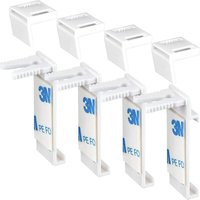 Set mit 4 Rollo-KlemmhalterungenOhne Bohren - Ersatzzubehör - Klemmträger für PVC von ALOVEZ